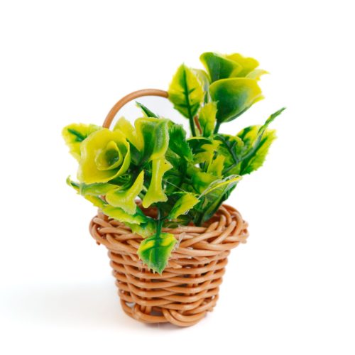 Műnövény dekoráció - mágneses - többféle - 7 x 4,7 x 4,7 cm