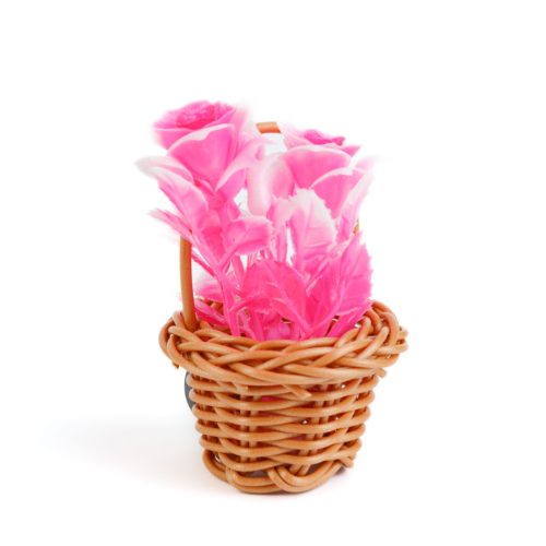 Műnövény dekoráció - mágneses - többféle - 7 x 4,7 x 4,7 cm