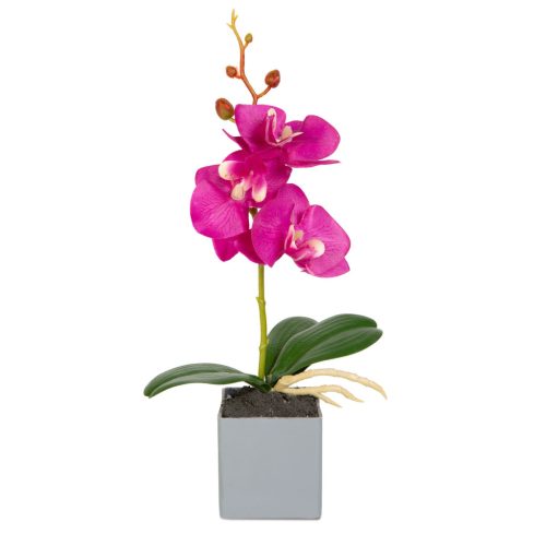 Műnövény dekoráció - orchidea - 3 féle - 29,5 cm