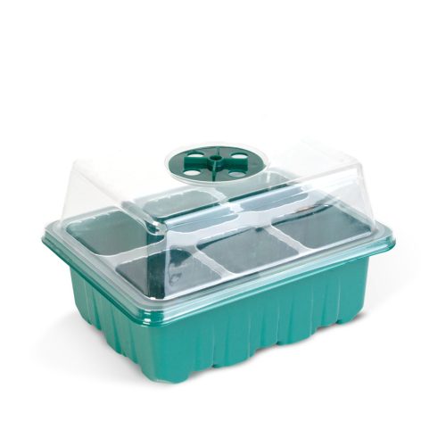 Palántanevelő szett tetővel - 18,5 x 14,5 x 11 cm