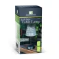  Szolár asztali lámpa - füst - hidegfehér LED - műanyag - 26 x 12 cm