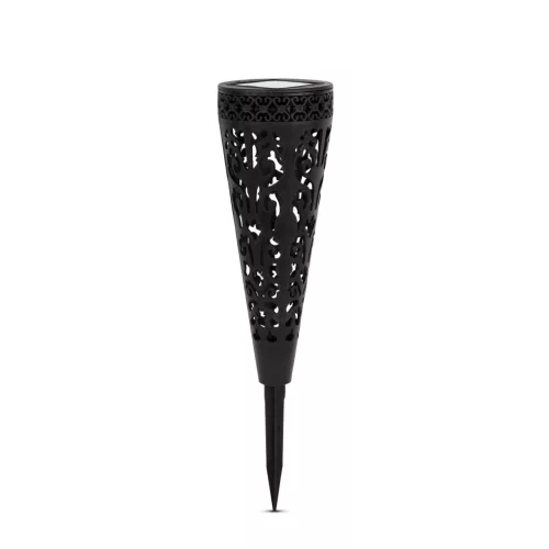 Leszúrható szolár lámpa - 1 melegfehér LED - 28,5 x 7 cm