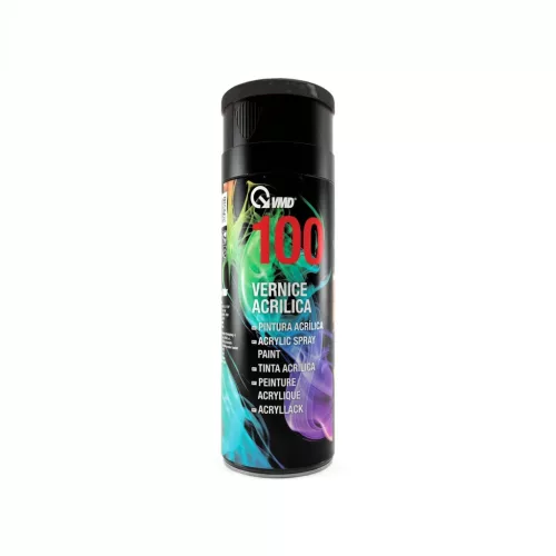 Akril zománcfesték - fémre, műanyagra, fára - 400 ml - fényes fekete