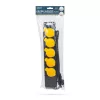 Kültéri elosztó fedéllel - 1,5 m - 5 x 230V - 3 x 1,5 mm2, gumi  - IP44