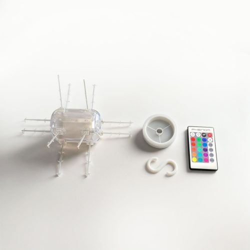 Varázs felhő lámpa - 16 RGB LED - 3 x AAA - 25 x 20 x 15 cm