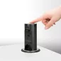   Motoros rejtett elosztó - "Touchcontrol" - 3-as + USB + Type-C - fekete