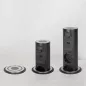   Motoros rejtett elosztó - "Touchcontrol" - 3-as + USB + Type-C - fekete