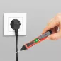   Fázisceruza - érintésmentes funkcióval - Fény- és hang visszajelzéssel - 70 -250 V AC - elemes