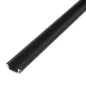   LED aluminium profil sín - 1000 x 23(17) x 8 mm - süllyeszthető U profil - fekete