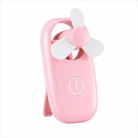 Mini ventilátor - 2 x AAA - 6 x 5 x 11,5 cm - 4 szín