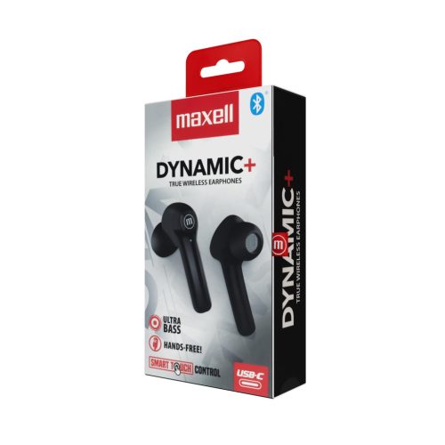 Maxell BT Dynamic+TWS fülhallgató - fekete