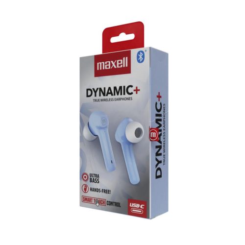 Maxell BT Dynamic+TWS fülhallgató - kék