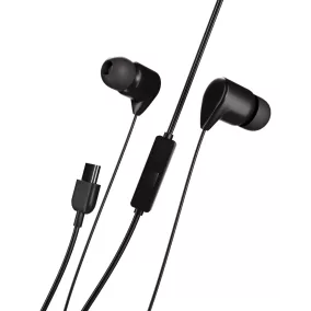   Maxell BASS13 vezetékes fülhallgató - fekete - USB-C (EB10)