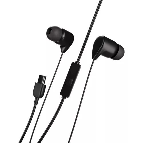 Maxell BASS13 vezetékes fülhallgató - fekete - USB-C (EB10)