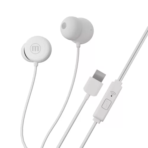 Maxell vezetékes fülhallgató - fehér - USB-C (INBAX)