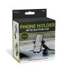 Telefontartó - tapadókorongos - 102 x 97 x 98 mm - fekete