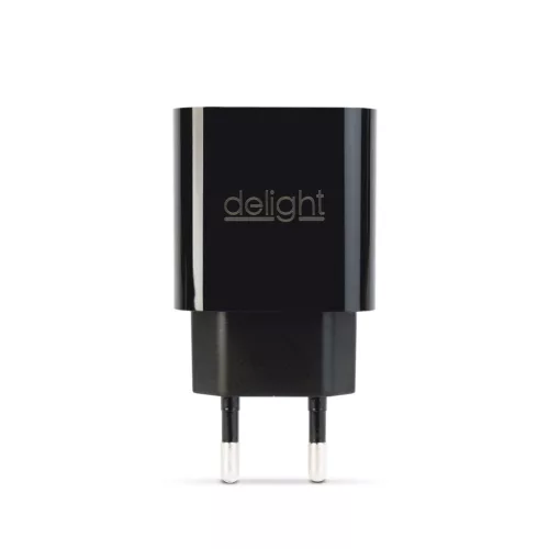 Adapter - Type-C - gyorstöltő, PD20W - fekete