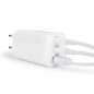  Hálózati Adapter USB + Type-C PD45W gyorstöltéssel - fehér