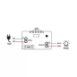   Vezeték nélküli KINETIC kapcsoló vezérlőegység - 110 - 230 V AC