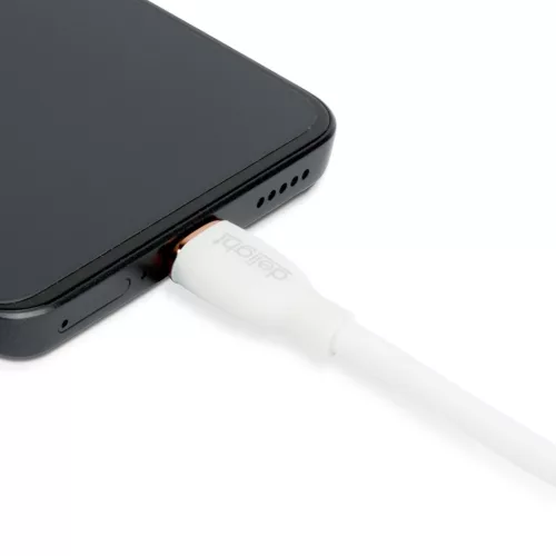 Adatkábel - Type-C / USB-A - fehér - 1 m - 2.4A - 12 W