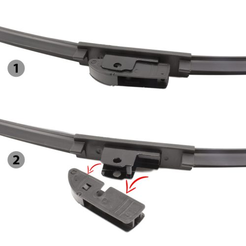 Ablaktörlő 22"/55 cm - 10 db adapterrel