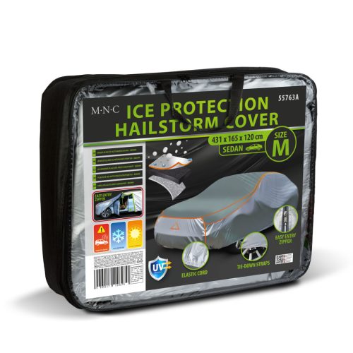 Jégeső elleni autótakaró ponyva - sedan - "M" méret - 475 x 150 x 120 cm
