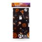  Halloween-i asztalterítő - alumínium hatású - 137 x 183 cm - apró motívumos