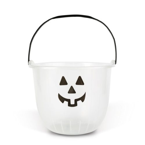 Halloween-i dekoráció - vödör - 2 féle - 20 x 16 cm