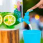   Italadagoló csappal, műanyag pohárszettel - 3,8 l - trópusi