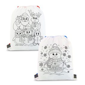 Színezhető tornazsák - 4 filccel - 33 x 27 cm - 2 féle