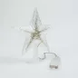   Karácsonyi LED-es csillag csúcsdísz - 10 LED - 15 cm - RGB - 2 x AA