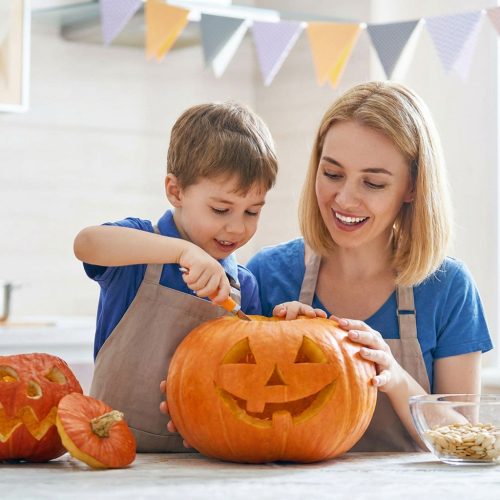 Halloween-i tökfaragó készlet - 10 részes