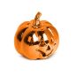   Halloween-i tök dekoráció - fényes - 6 cm - 3 szín / csomag