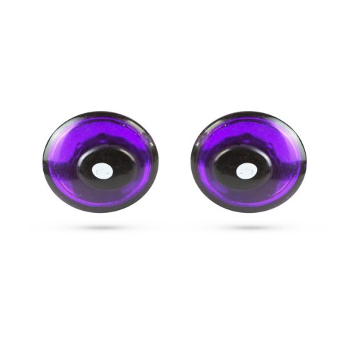 Halloween-i ijesztő szempár - zöld LED-es - elemes