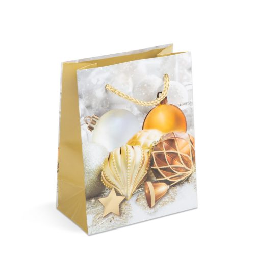 Family Karácsonyi ajándéktasak - papír - 114 x 64 x 146 mm - 4 féle / csomag