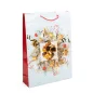   Karácsonyi ajándéktasak - papír - 330 x 102 x 457 mm - 4 féle / csomag - 12 db / csomag