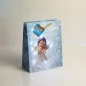   Ajándéktasak - 10 hidegfehér LED, papír - 265 x 127 x 330 mm - 4 féle / csomag