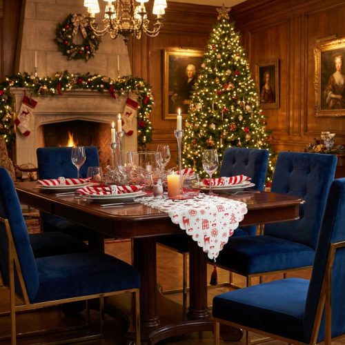 Karácsonyi asztalterítő futó - 180 x 35 cm