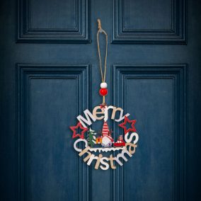 Family Karácsonyi dekoráció - fa, manó - 11 cm