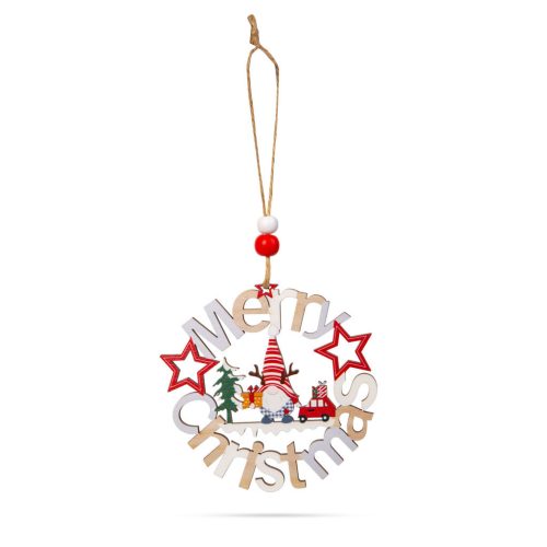 Family Karácsonyi dekoráció - fa, manó - 11 cm