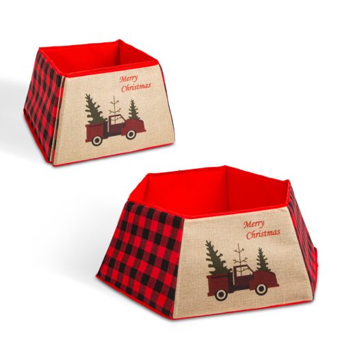 Family Karácsonyfatalp takaró - autós - 55 x 26 cm