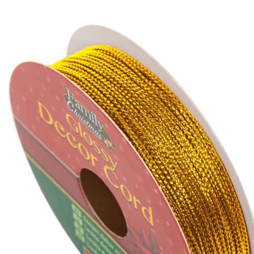 Family Fényes dekor zsinór - 10 m - arany