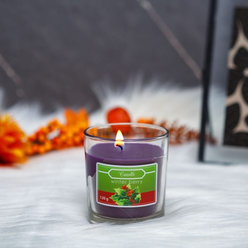 Illatgyertya - "téli bogyó" - 120 g