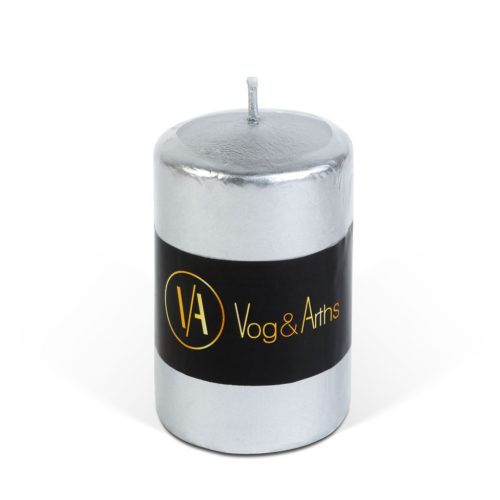 Gyertya - ezüst, illatmentes - 130 g