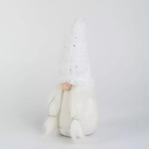Textil dekoráció - manó - 22 x 8 x 8 cm