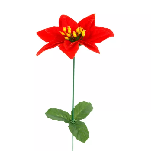 Karácsonyi dekoráció - mikulásvirág - 50 cm