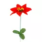 Karácsonyi dekoráció - mikulásvirág - 50 cm