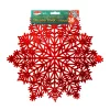 Szilikon edényalátét - jégkristály - piros - 38 cm