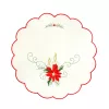 Karácsonyi asztalterítő - hímzett - 29 cm - 3 féle