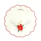 Karácsonyi asztalterítő - hímzett - 29 cm - 3 féle
